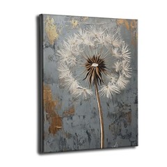 Rustic Dandelion Wall Art for Kitchen Bedroom Wall Painting Decoration Modern…