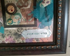 Family Motivational Wall Art with frame 17″× 11″, 2lb Wt, Pre Owned Looks Fine