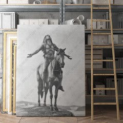 Appeal to the Great Spirit 1921 Native American Western Canvas Print Wall Art