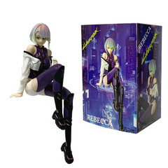 Edgerunners Anime Figurines -Cyberpunk Style Lucy Sitting Poses Toys, Fan