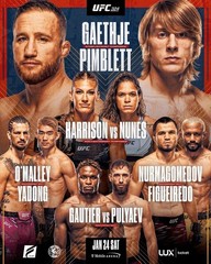 UFC 324 Fight Night Official Event Poster Set Championship Matchups