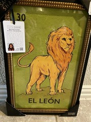 El Leon #30 Wall Art By Sapna Shah 12 X 18 Inches Loteria