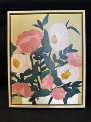 8″ x 10″ Floral Flowers Framed Canvas – Opalhouse Home Decor Wall Art