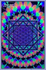 Sacred Geometry Blacklight Poster 23 x 35