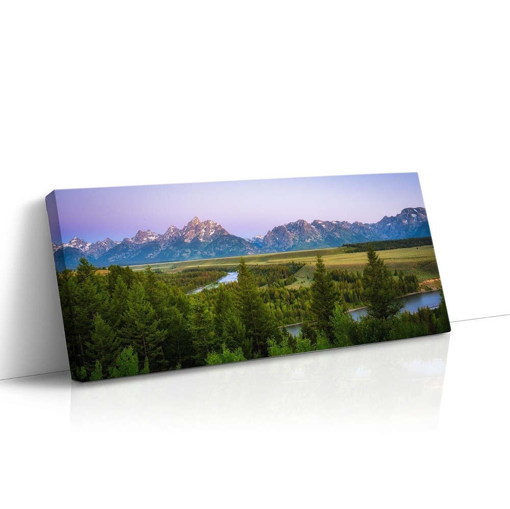 Grand Teton Rustic Wall Art Country Décor, Wyoming Mountain Landscape