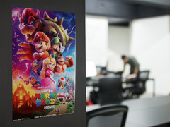 THE SUPER MARIO BROS MOVIE Wall Vinyl Poster Canvas Print Removable & Reusable