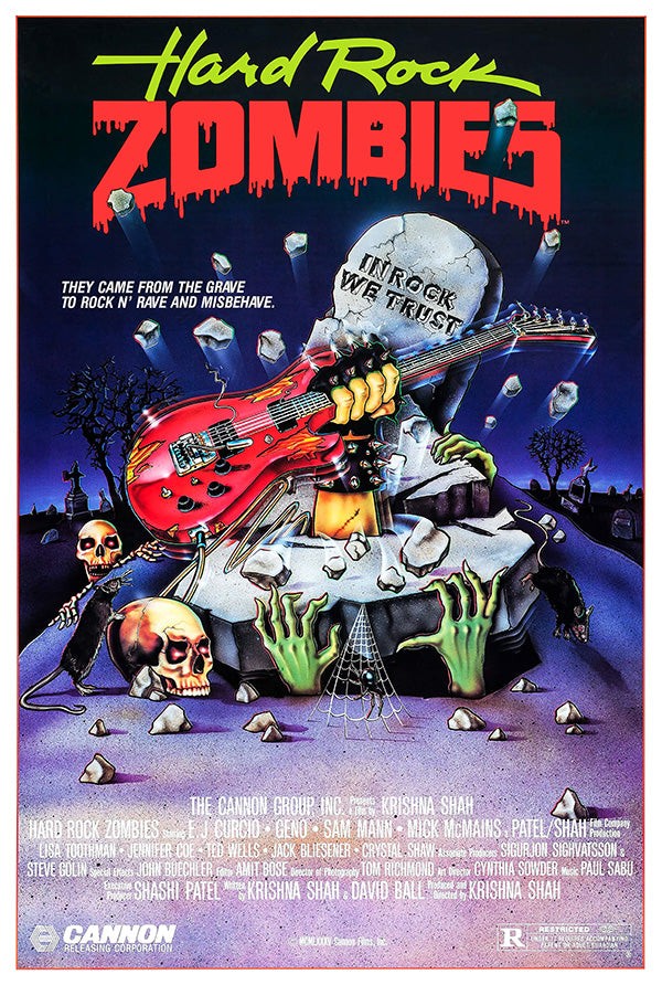 Hard Rock Zombies 24×36″ Movie Poster | LICENSED | NEW | 1985