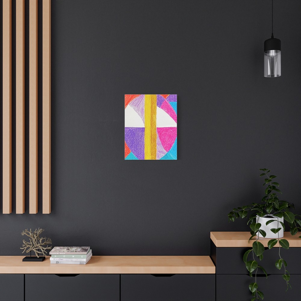 Abstract Art, Starry-Eye Canvas Print, Home Decor Wall Art, Stretched Matte