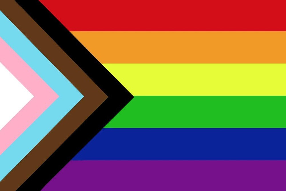 Progress Pride Flag Black Brown LGBTQIA Rainbow 18″L x 12″W, Multicolor