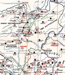 Mapping the Holocaust – Poland and the Baltic the End of World War II Map Poster