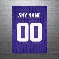 Minnesota Vikings Football Jersey Print – Personalized Any NAME & NUMBER