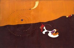 JOAN MIRO Surrealism Art Poster or Rolled Canvas Print «Landscape (The Hare) «