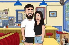 Couple Funny Portraits, Custom Anime Portrait, Anime Anniversary Couple Gifts