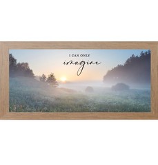 Be Still Christian Sunrise Framed Wall Art Wide Landscape Decor | Multiple Sizes