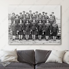 First African American Nurses in England, World War Two Canvas Wall Art Print