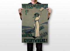 Votes Women Equal Rights Vintage Feminism Art Wall Room Poster – POSTER 20×30