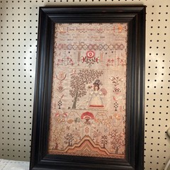 Jane Ballard Printed Photo Of Sampler Embroidery 16″ x 24.5″ Framed