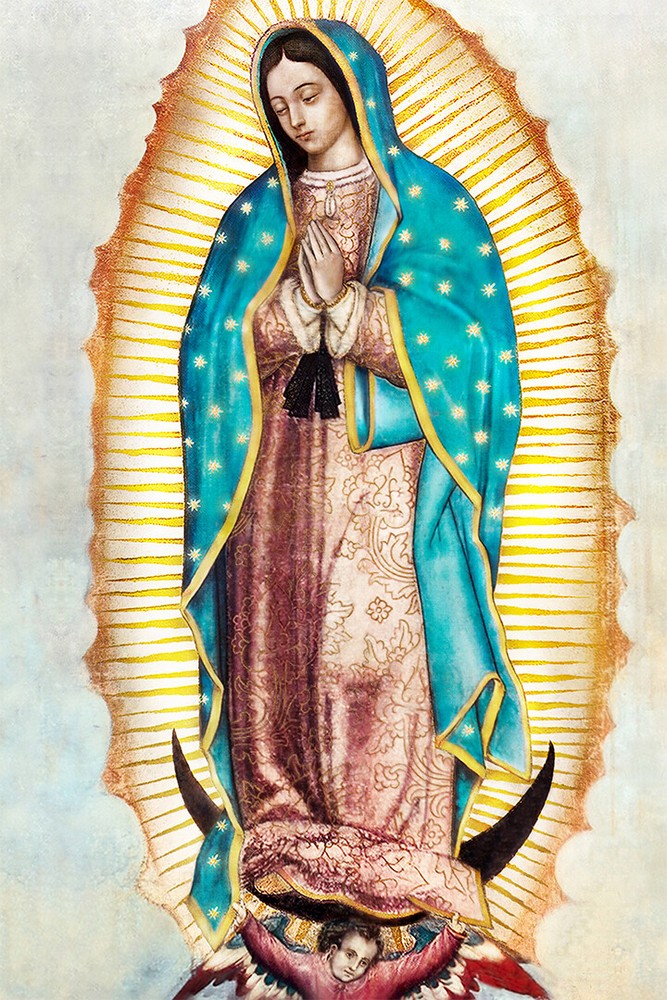 Virgin Mary Maria Lady Of Guadalupe Wall Art Home Decor – POSTER 20×30