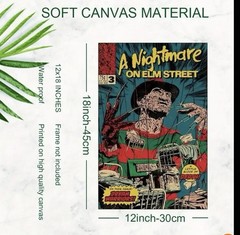 A Nightmare On Elm Street Unframed Canvas Poster 12×18 Inches!
