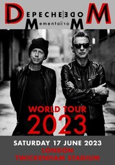 DEPECHE MODE MEMENTO MORI 2023 FRENCH TOUR Poster,, No Framed
