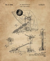 Set of 6 Drum Patent Prints (8×10) Wall Art Drummer Gifts Room Decor Music Snare