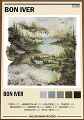 Bon Iver, Bon Iver Poster Wall Art Home Decor Photo Prints