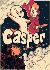 Casper the Friendly Ghost – Wendy 1963 Vintage POSTER 24 X 18 INCH AWESOME!