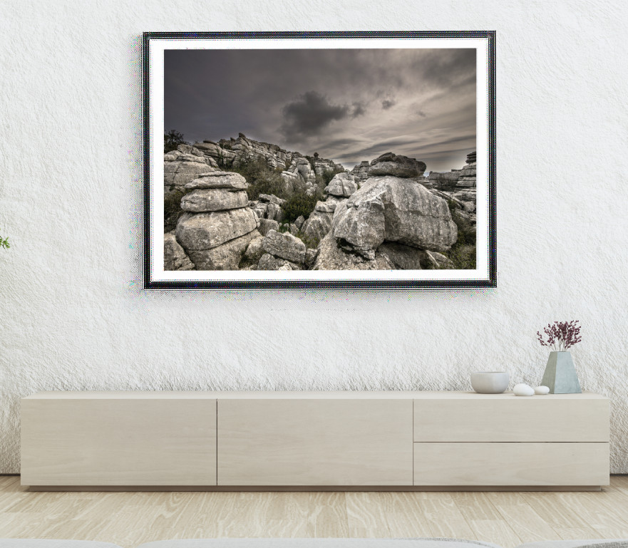 Rock Mountain Print, Sky View Wall Art, Rocks Framed Nature Wall Art,Natural