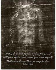 Shroud of Turin Jesus Poster 11×14 Unframed Christian Religious Wall Art Print