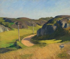 Edward Hopper : Road in Maine : 1914 : 13 x 19 Archival Art Print