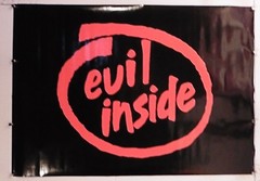 EVIL Poster Evil Inside vintage poster 23.50″ X 33.25″ NOS (b476)