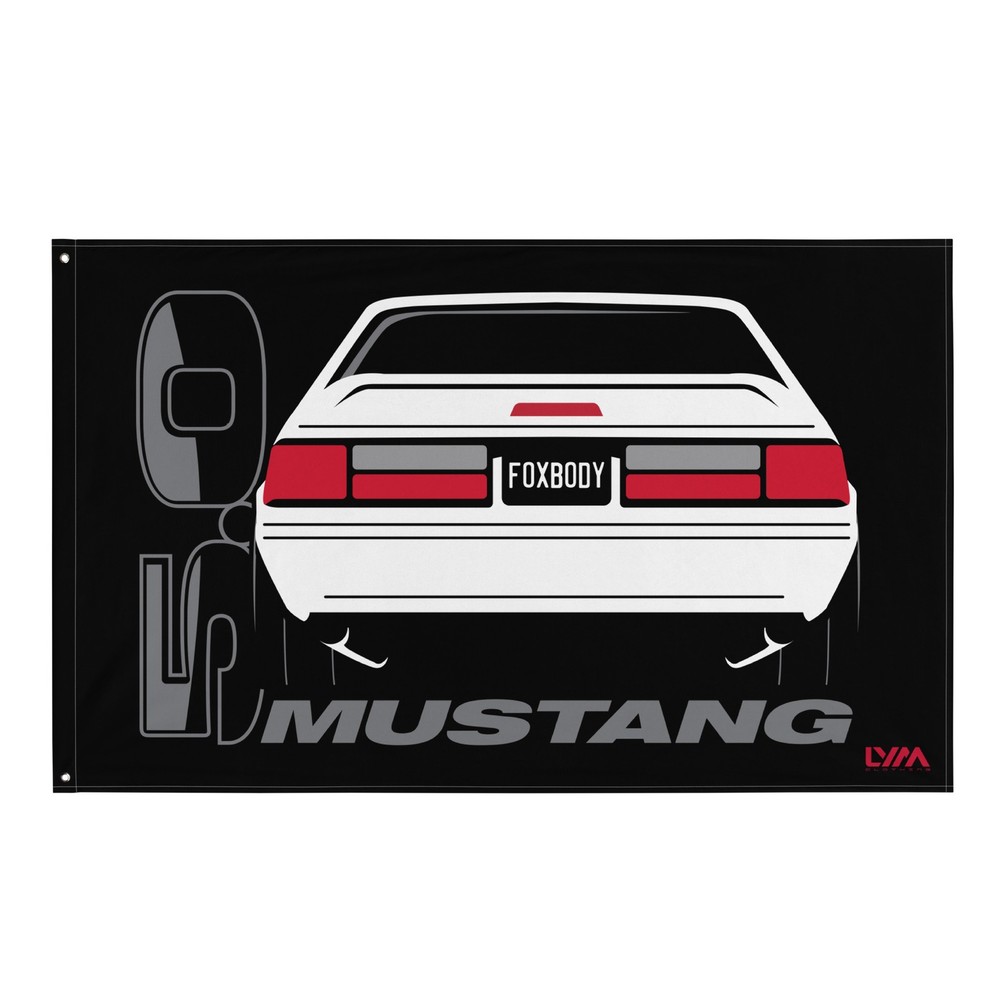Foxbody Ford Mustang 5.0 LX Flag