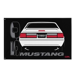Foxbody Ford Mustang 5.0 LX Flag