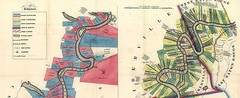 1858 Lower Mississippi River Plantation Chart Map Real Property Wall Art Poster