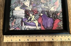 Fairy Art Small Framed Pictures 8 X 5 1/2 Inches