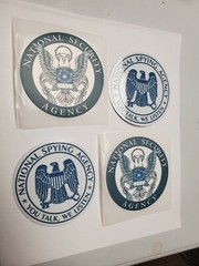 THEY LIVE Movie (1988) STICKERS 4 PACK LOT 🎬 🎞 🎥 🎦 📽 🎟