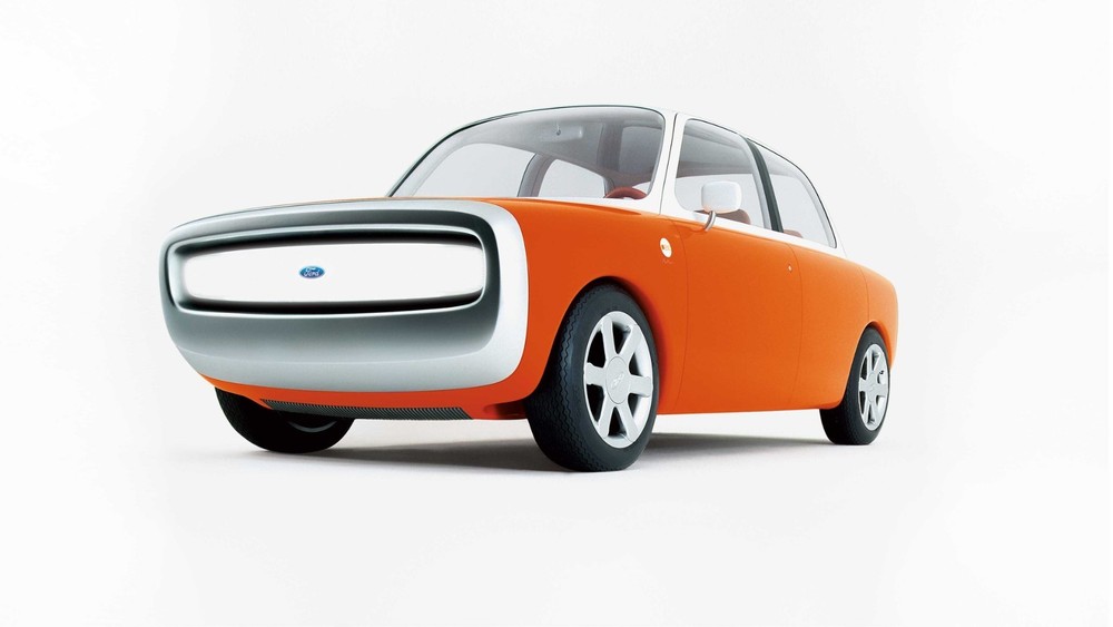 1999 Ford 021C Orange | 24×36 inch POSTER | Concept design