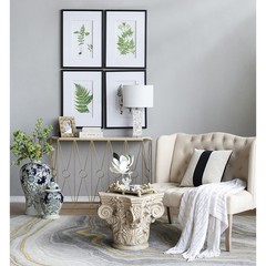 Set of 4 Botanical Wall Art Prints, Home Decor for Living Room, Dining 20″ x 28″