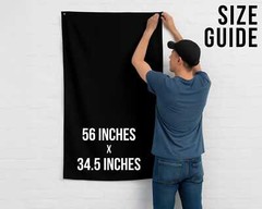 Harden or Die Fitness Flag – Motivational Gym Wall Art