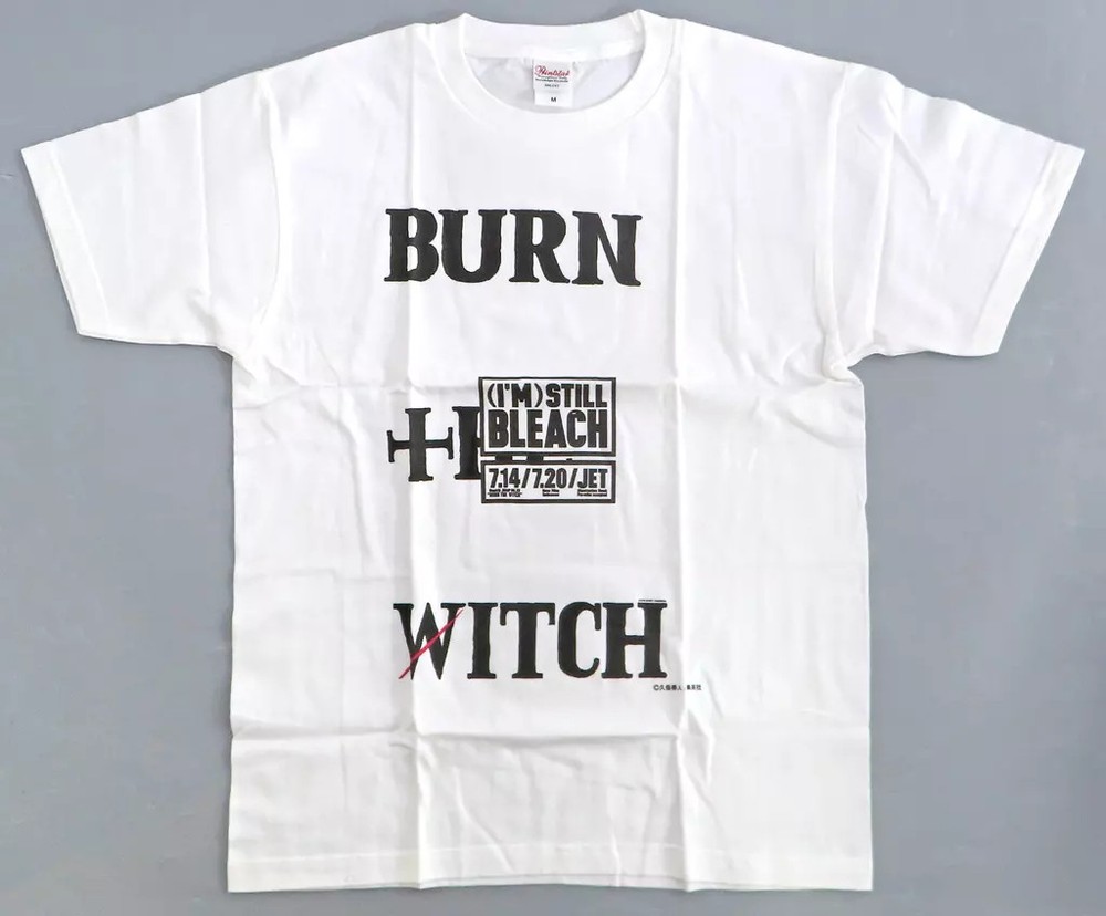 T-shirt BURN THE WITCH Shibuya Poster Jack T-shirt White M size «BLEACH»