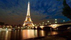 France, Paris, Eiffel tower 100% cotton wall home Decor high quality Canvas