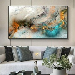 Abstract Colorful Cloud Posters Home Decor Print Canvas Painting Canvas Wall Art