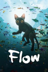 Flow 2024 Animation Adventure Family Fantasy Cinema Film Movie – POSTER 20″x30″