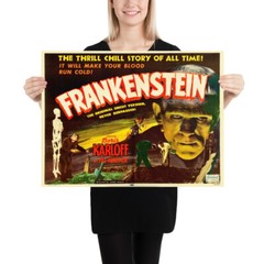 FRANKENSTEIN – 18″ x 24″ 1931 MOVIE LOBBY POSTER ART PRINT HORROR CLASSIC DECOR