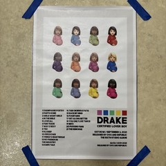 Drake – Certified Lover Boy Rap Canvas Poster Print Wall Art Man Cave ✅ 12×18 in