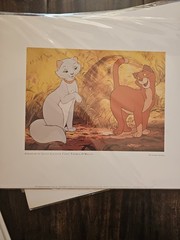 Disney’s The Aristocats Art Print 14×11 Various Scenes In Original Packaging