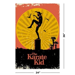The Karate Kid – Movie Poster (The Crane / Sunset At Beach) (Size: 24″ x 36″)