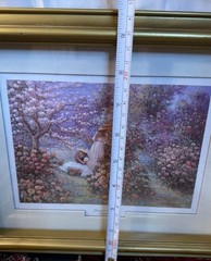 Set of 2 Gold Framed Floral Prints Magnolia Janine’s Garden Bela Bodo Wall Art