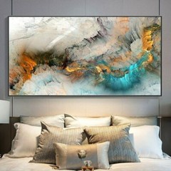 Abstract Colorful Cloud Posters Home Decor Print Canvas Painting Canvas Wall Art