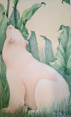 Event Poster «Exhibition of Original Polar Bear Paintings of Barbara Stone»